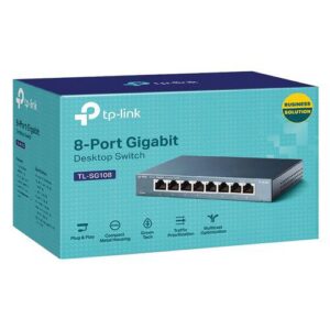 Switch 8 Porte Gigabit Case Metallico
